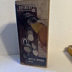 NEW REFINERY & CO Bottle Opener & Catcher - Mount to wall Rustic Country Wooden